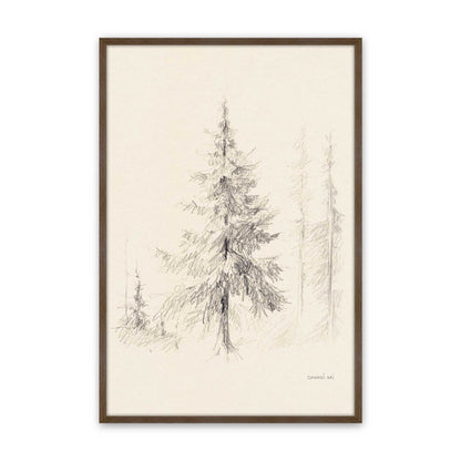 [Color:Walnut], Picture of art in a Walnut frame