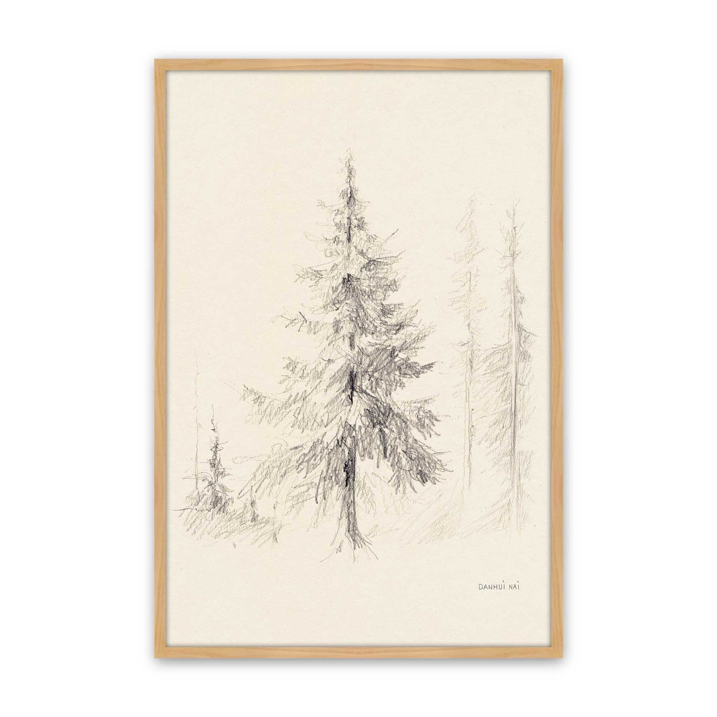 [Color:American Maple], Picture of art in a American Maple frame