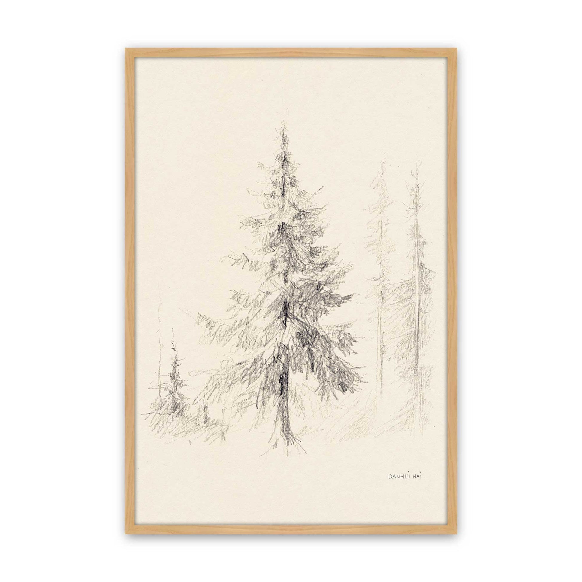 [Color:American Maple], Picture of art in a American Maple frame