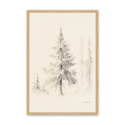 [Color:American Maple], Picture of art in a American Maple frame