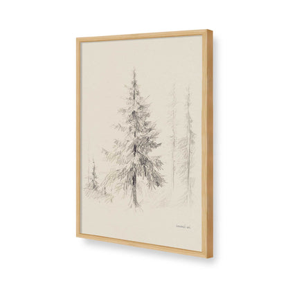 [Color:American Maple], Picture of art in a American Maple frame of the corner