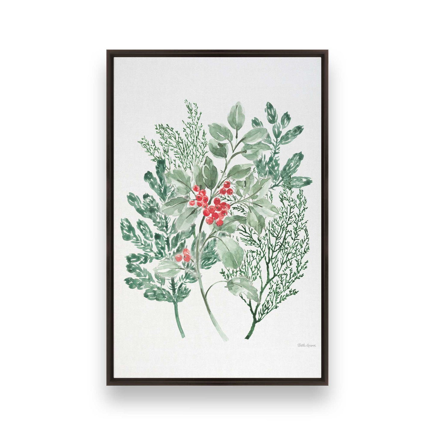 [Color:Espresso], Picture of art in a Espresso frame