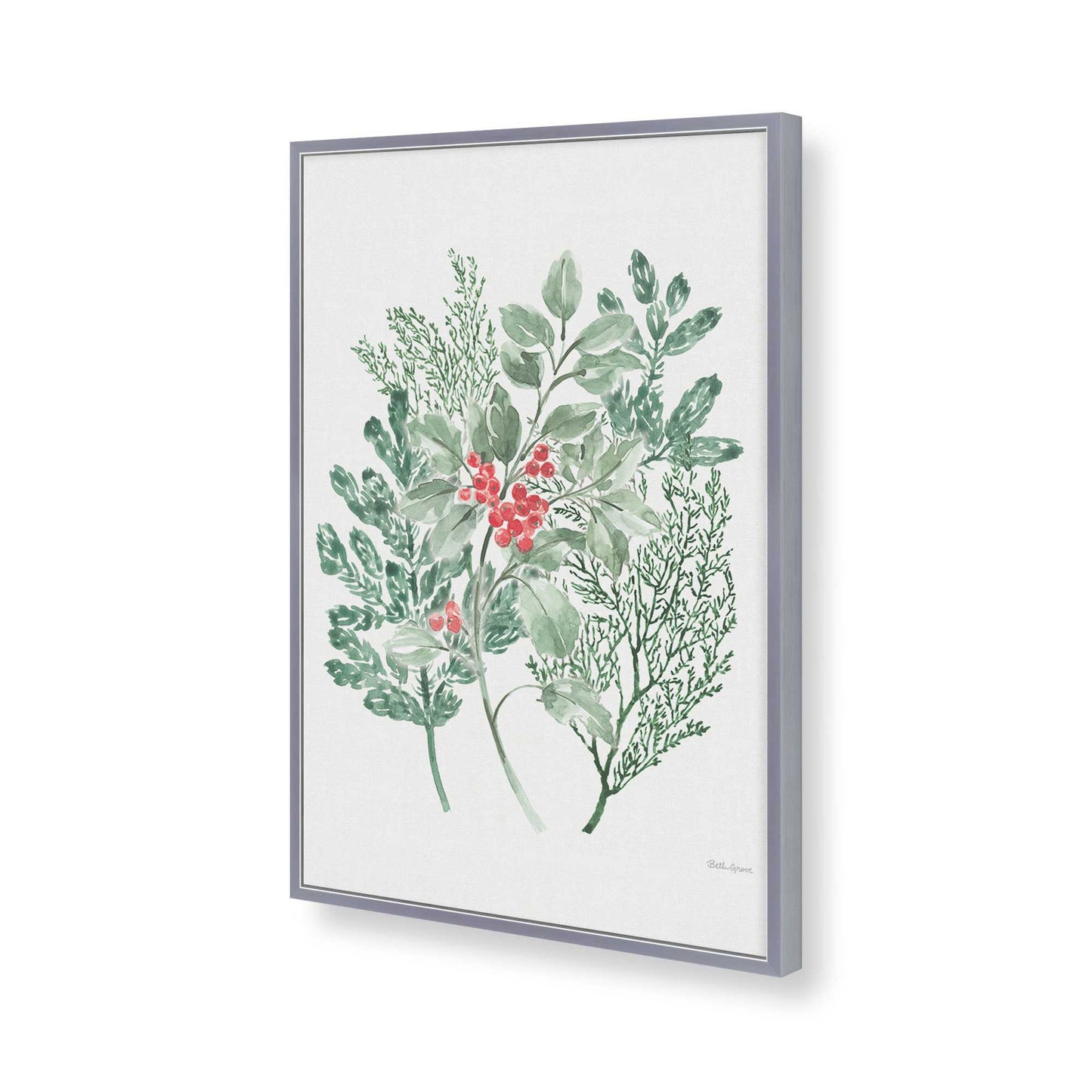 [Color:Polished Chrome], Picture of art in a Polished Chrome frame of the corner