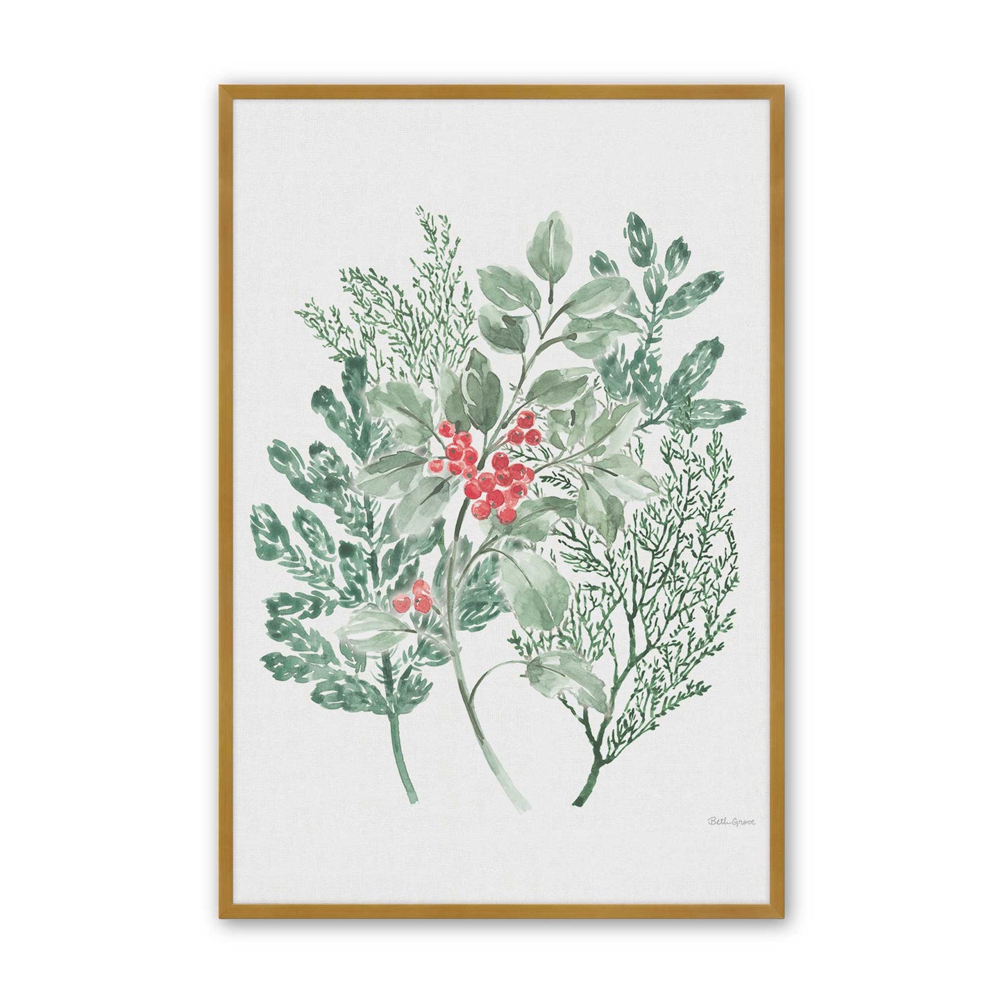 [Color:Polished Gold], Picture of art in a Polished Gold frame