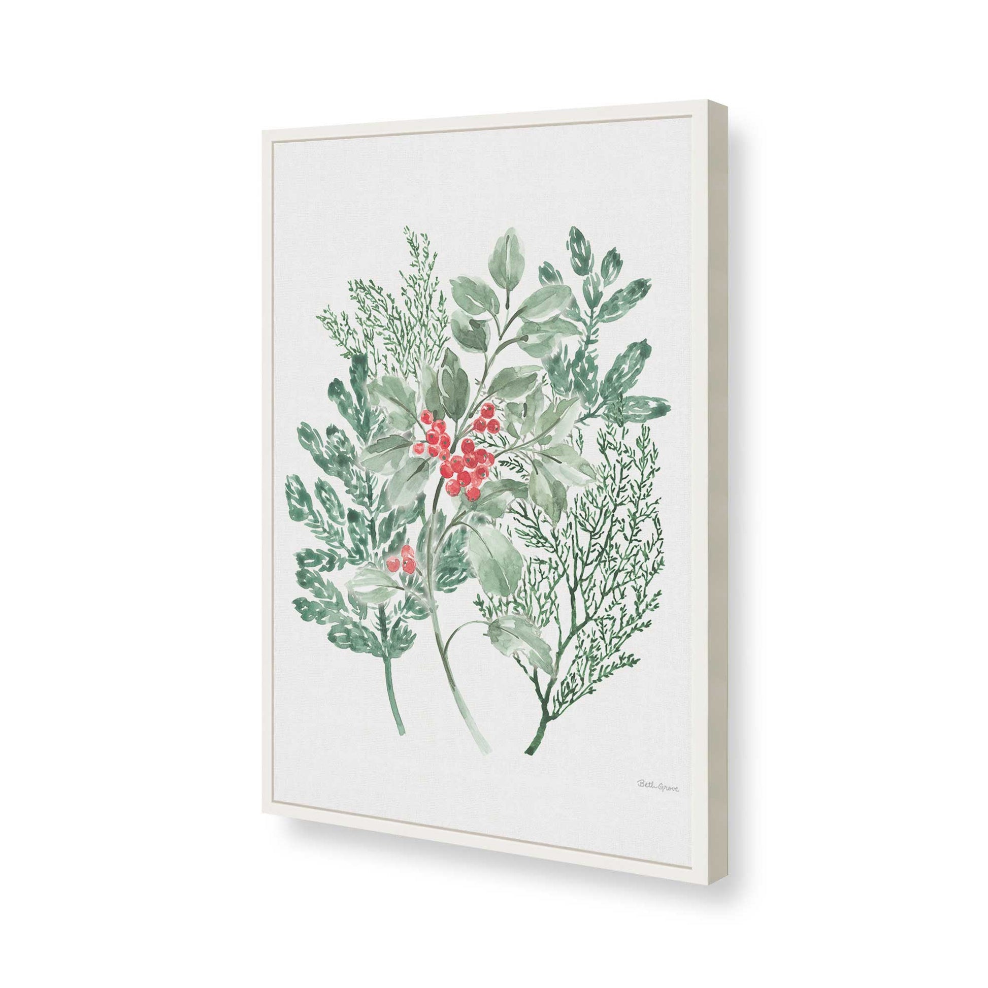 [Color:Opaque White], Picture of art in a Opaque White frame of the corner