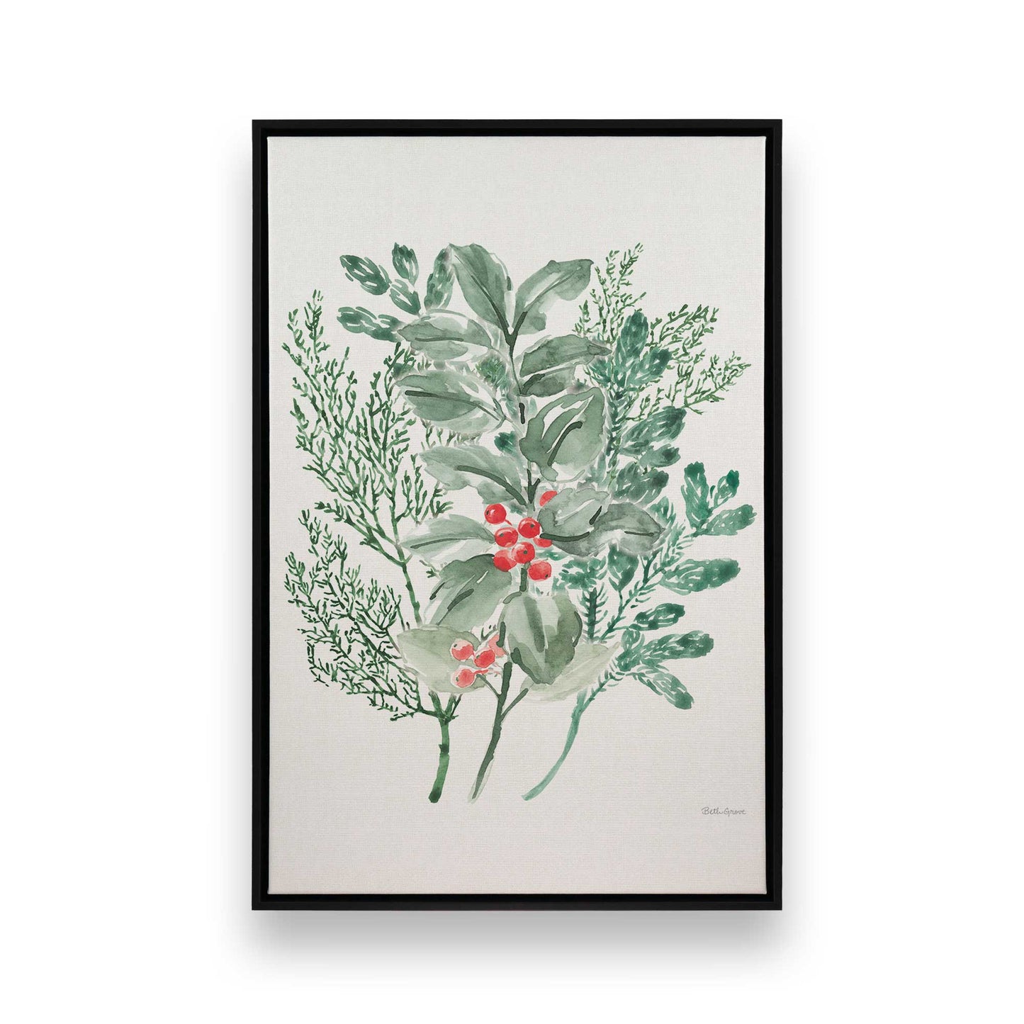 [Color:Satin Black], Picture of art in a Satin Black frame