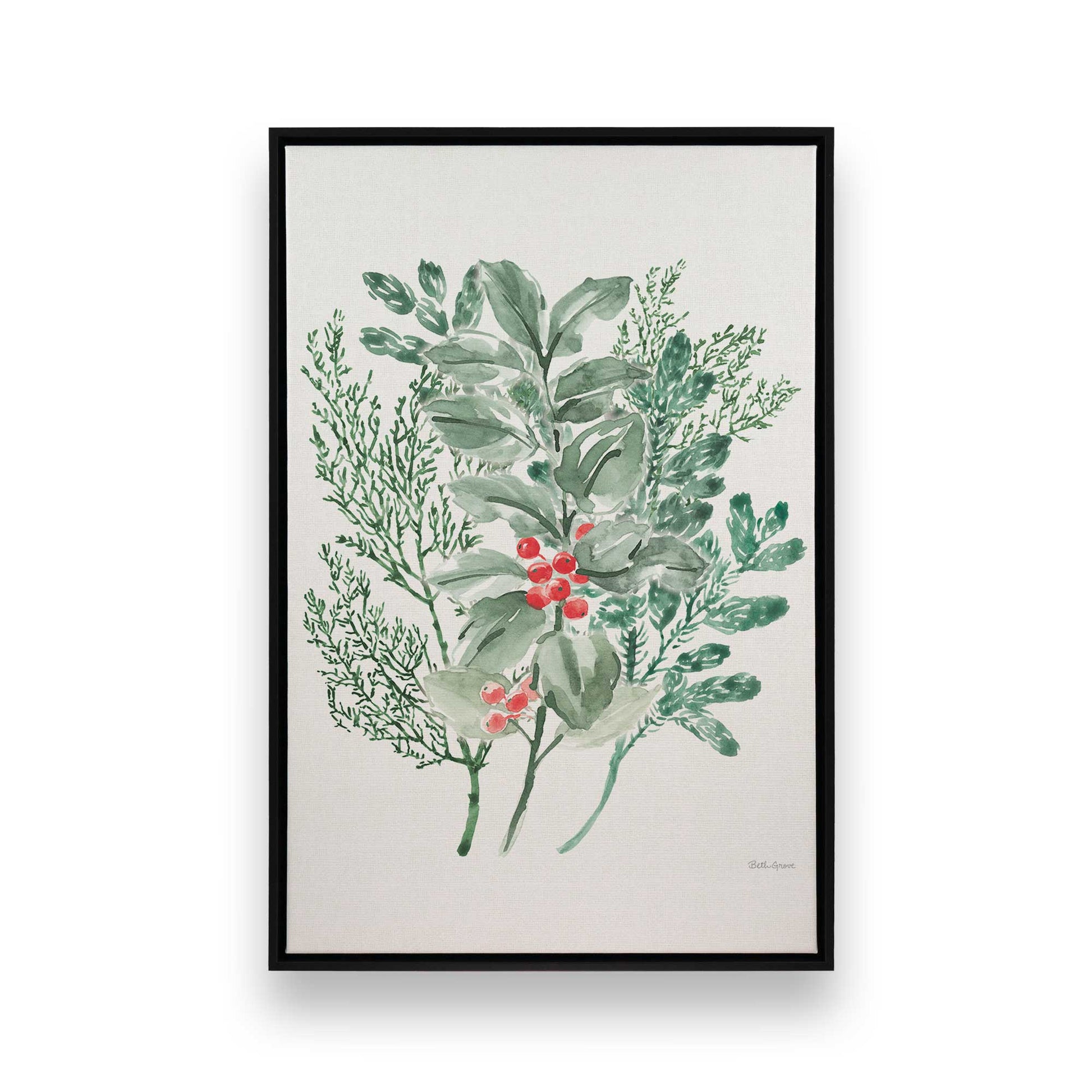 [Color:Satin Black], Picture of art in a Satin Black frame