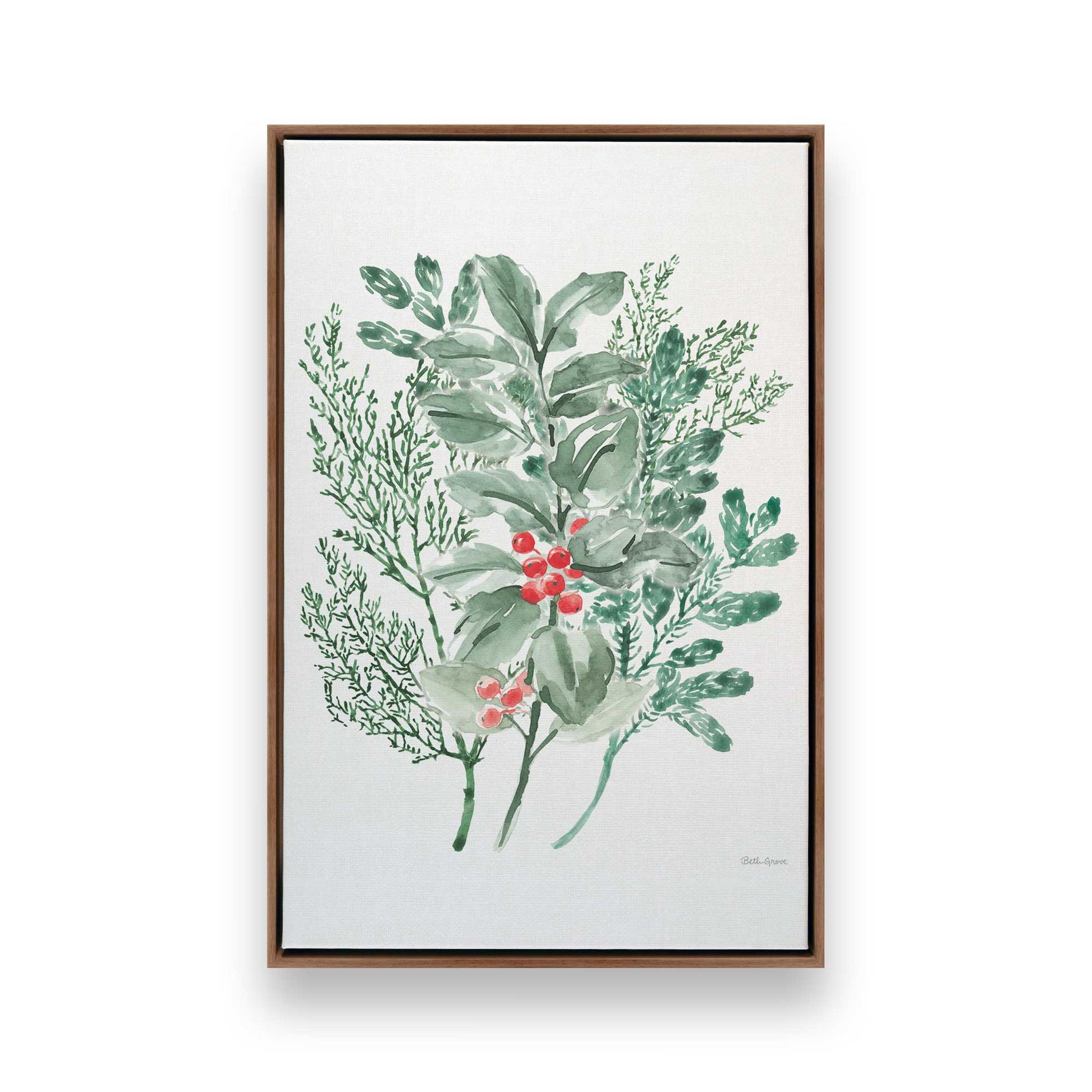 [Color:Walnut], Picture of art in a Walnut frame