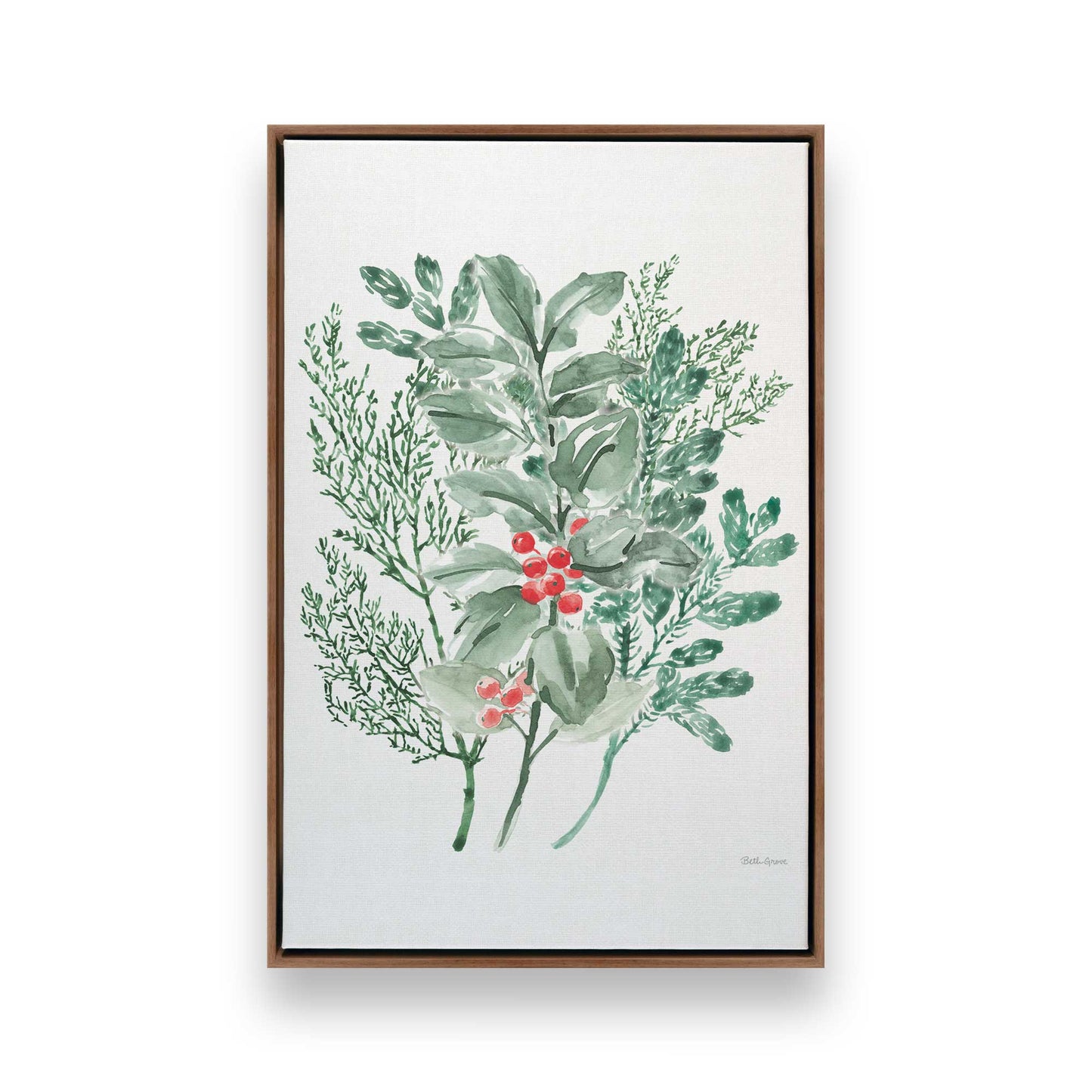 [Color:Walnut], Picture of art in a Walnut frame