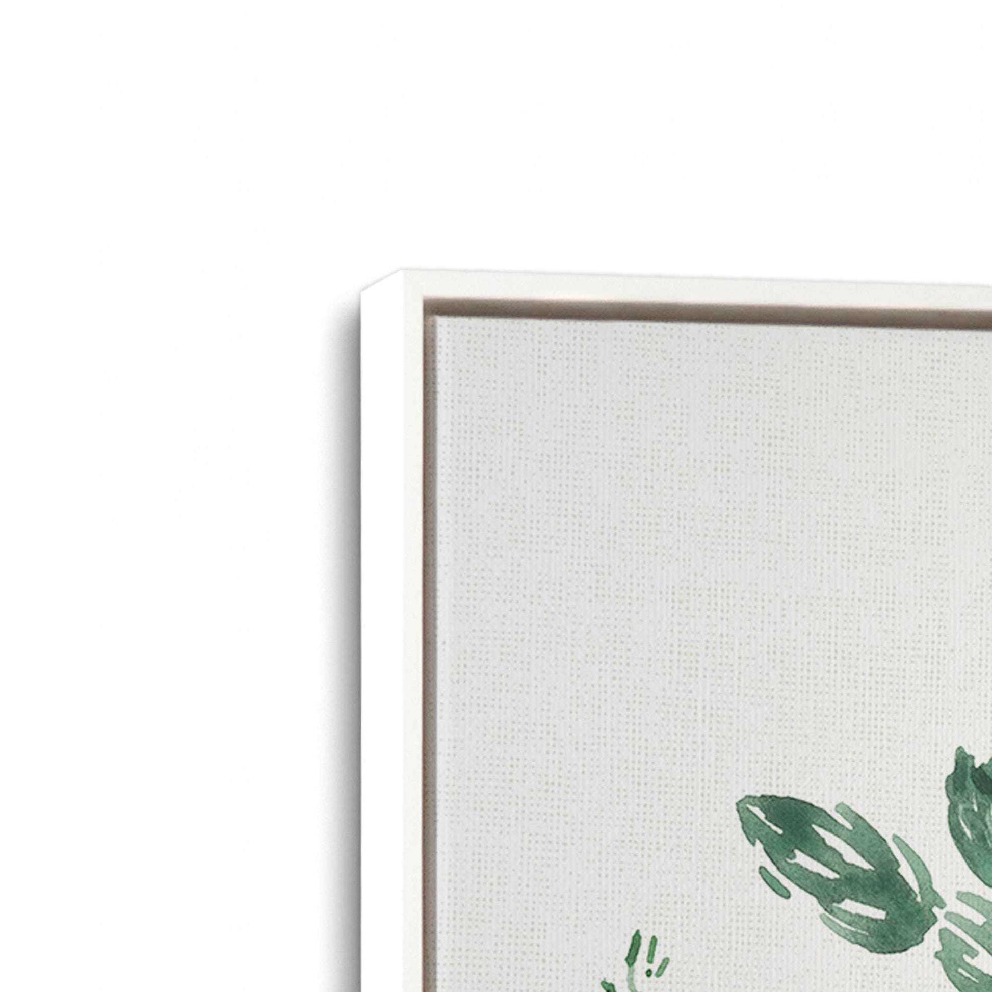 [Color:Opaque White], Picture of art in a White frame at an angle