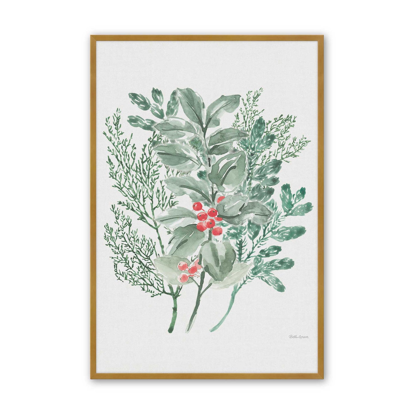 [Color:Polished Gold], Picture of art in a Polished Gold frame