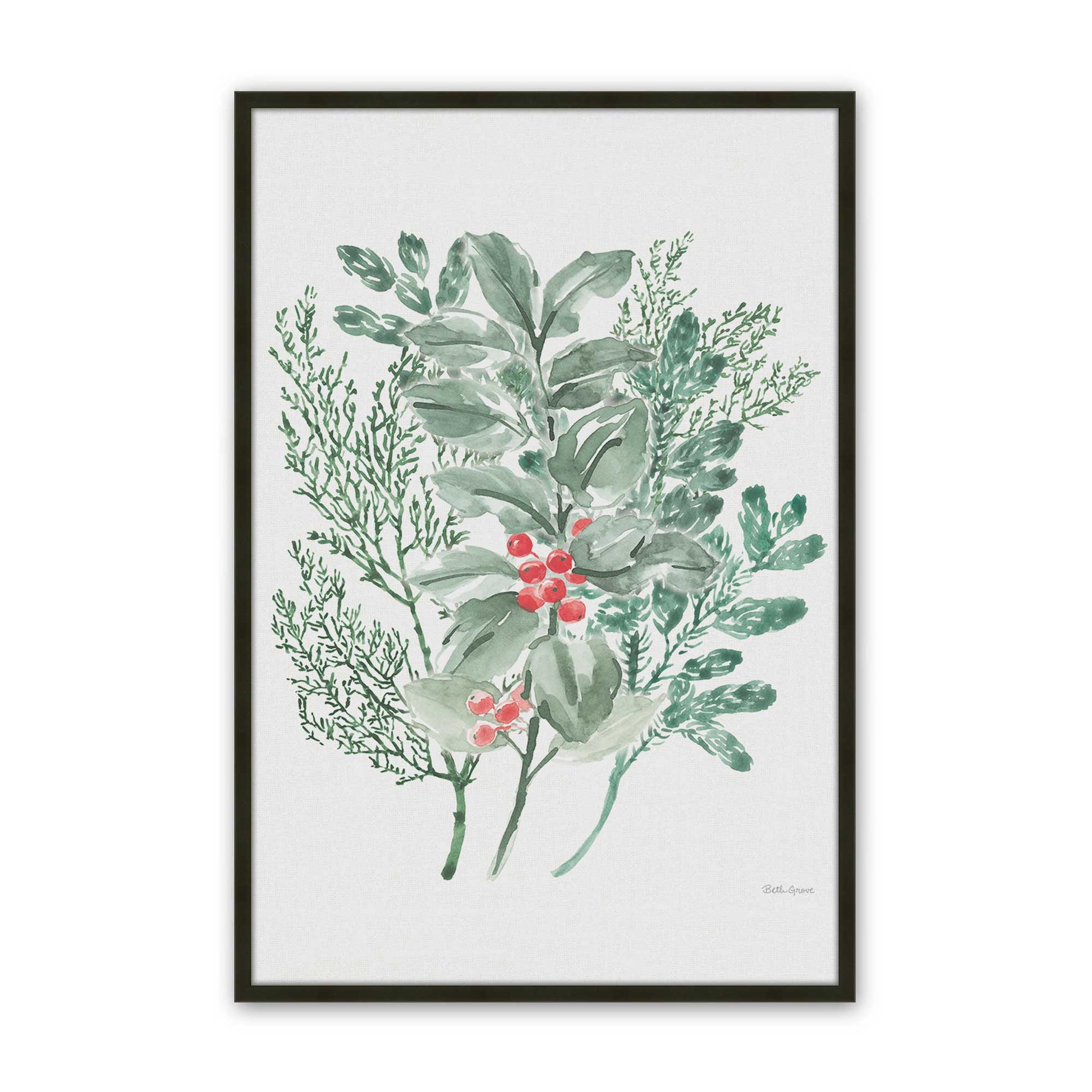 [Color:Satin Black], Picture of art in a Satin Black frame