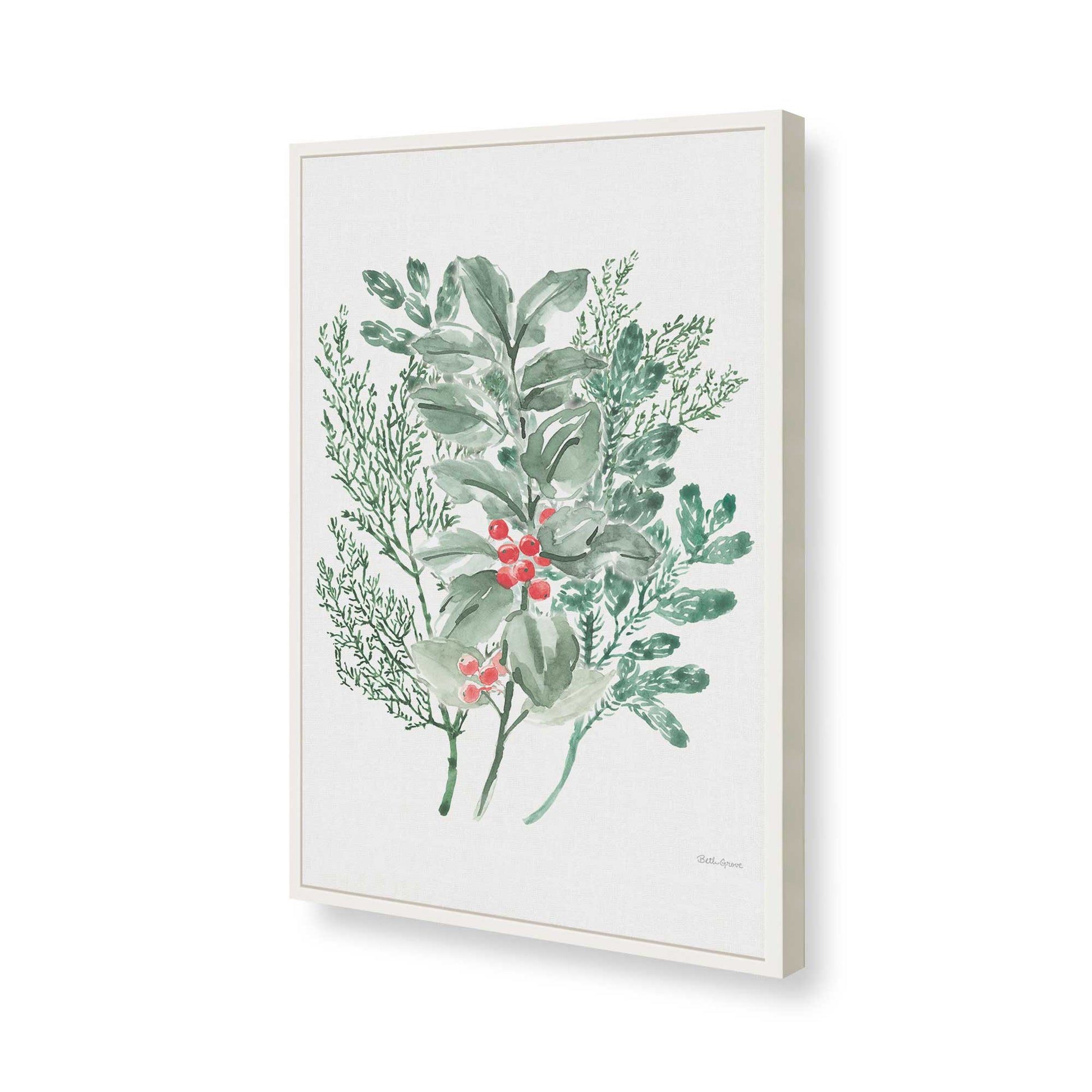 [Color:Opaque White], Picture of art in a Opaque White frame of the corner