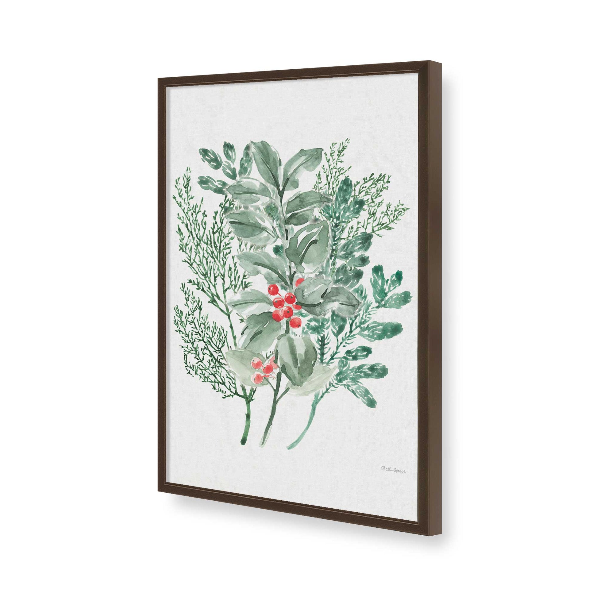 [Color:Belvinder Brown], Picture of art in a Belvinder Brown frame of the corner