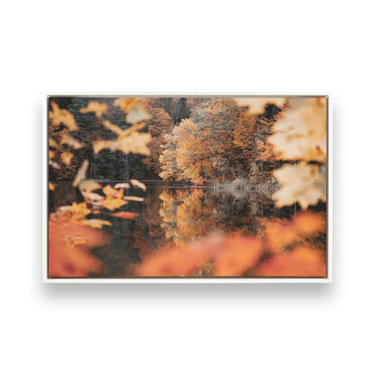 [Color:Opaque White], Picture of art in a White frame