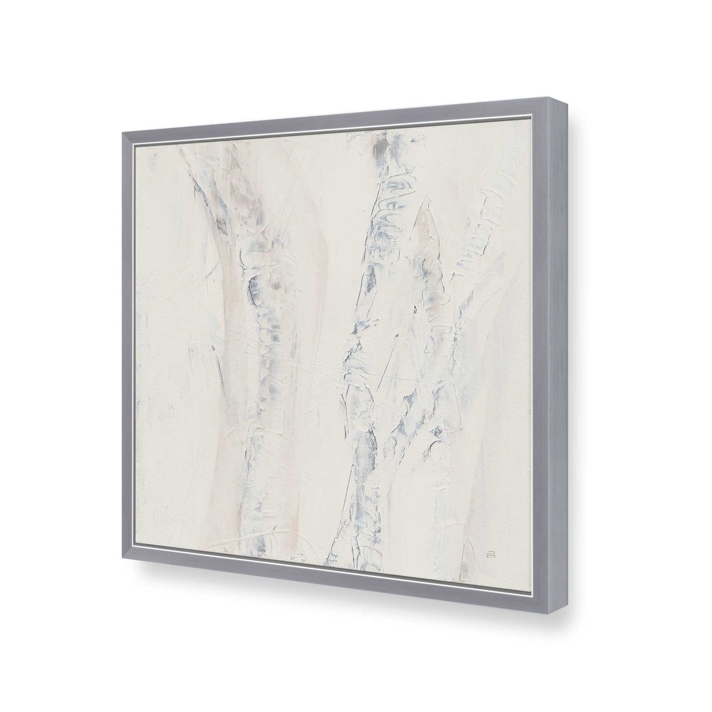 [Color:Polished Chrome], Picture of art in a Polished Chrome frame of the corner