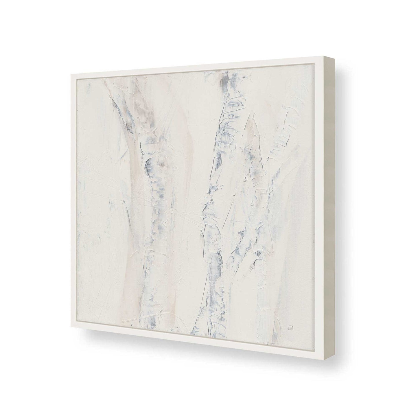 [Color:Opaque White], Picture of art in a Opaque White frame of the corner
