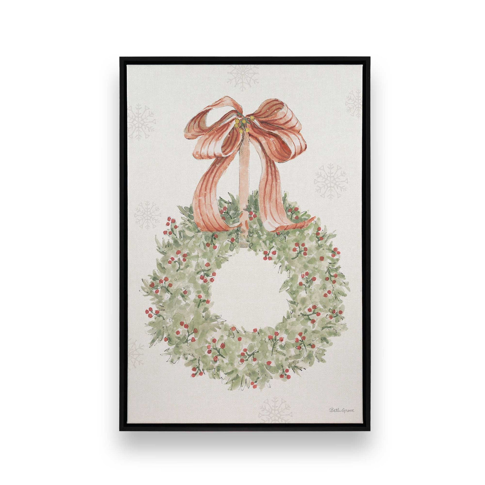 [Color:Satin Black], Picture of art in a Satin Black frame