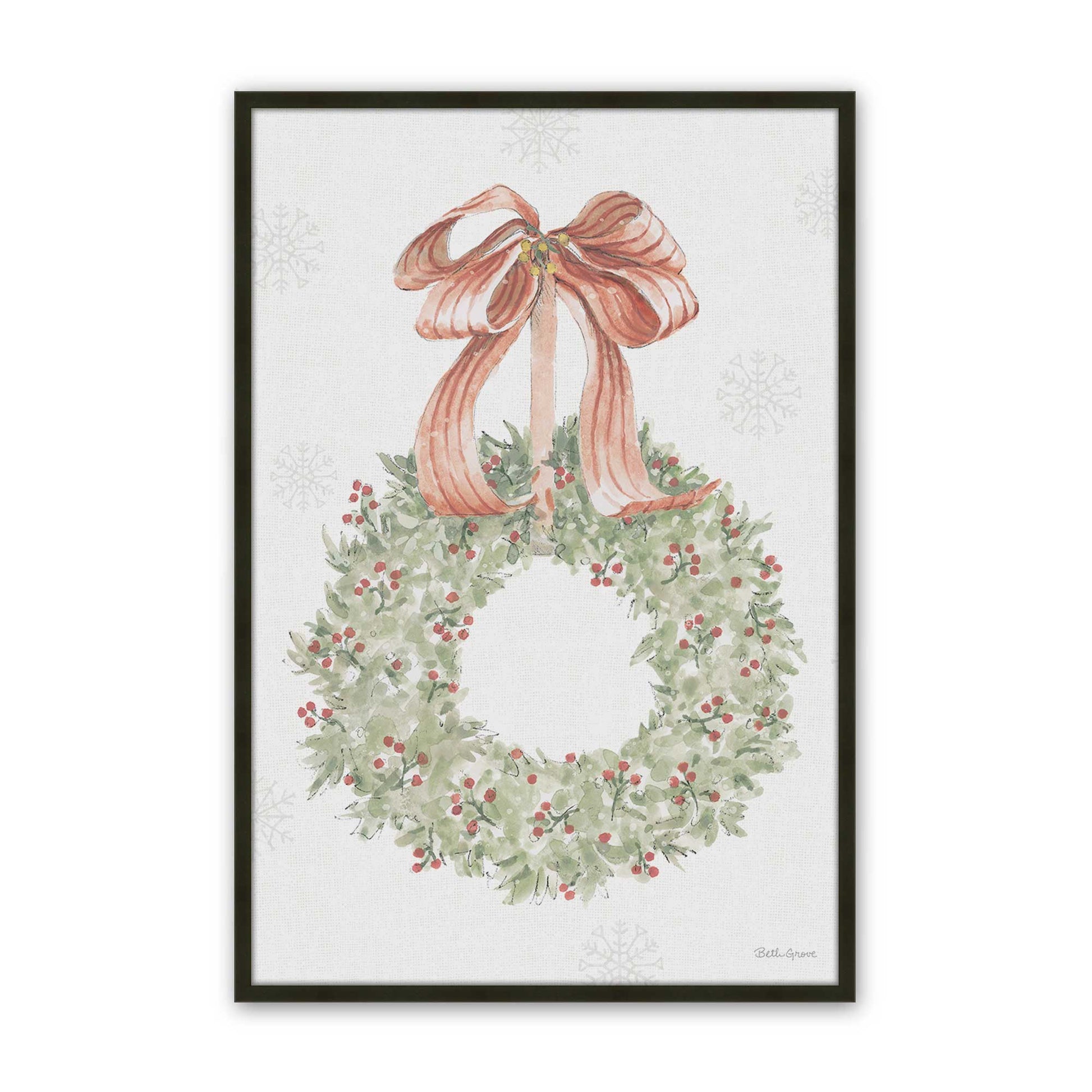 [Color:Satin Black], Picture of art in a Satin Black frame