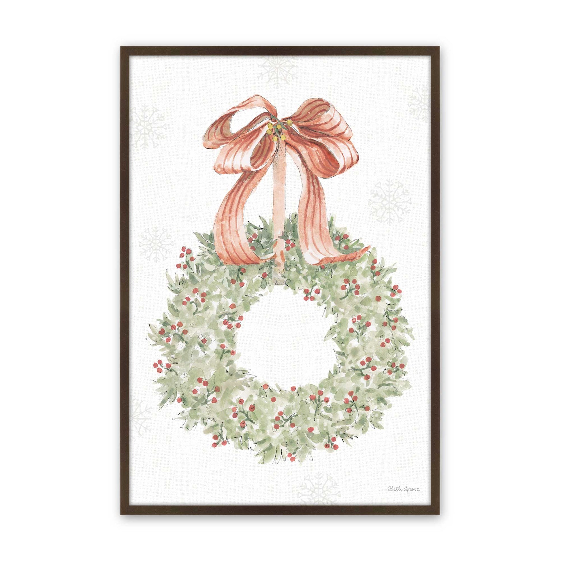 [Color:Belvinder Brown], Picture of art in a Belvinder Brown frame