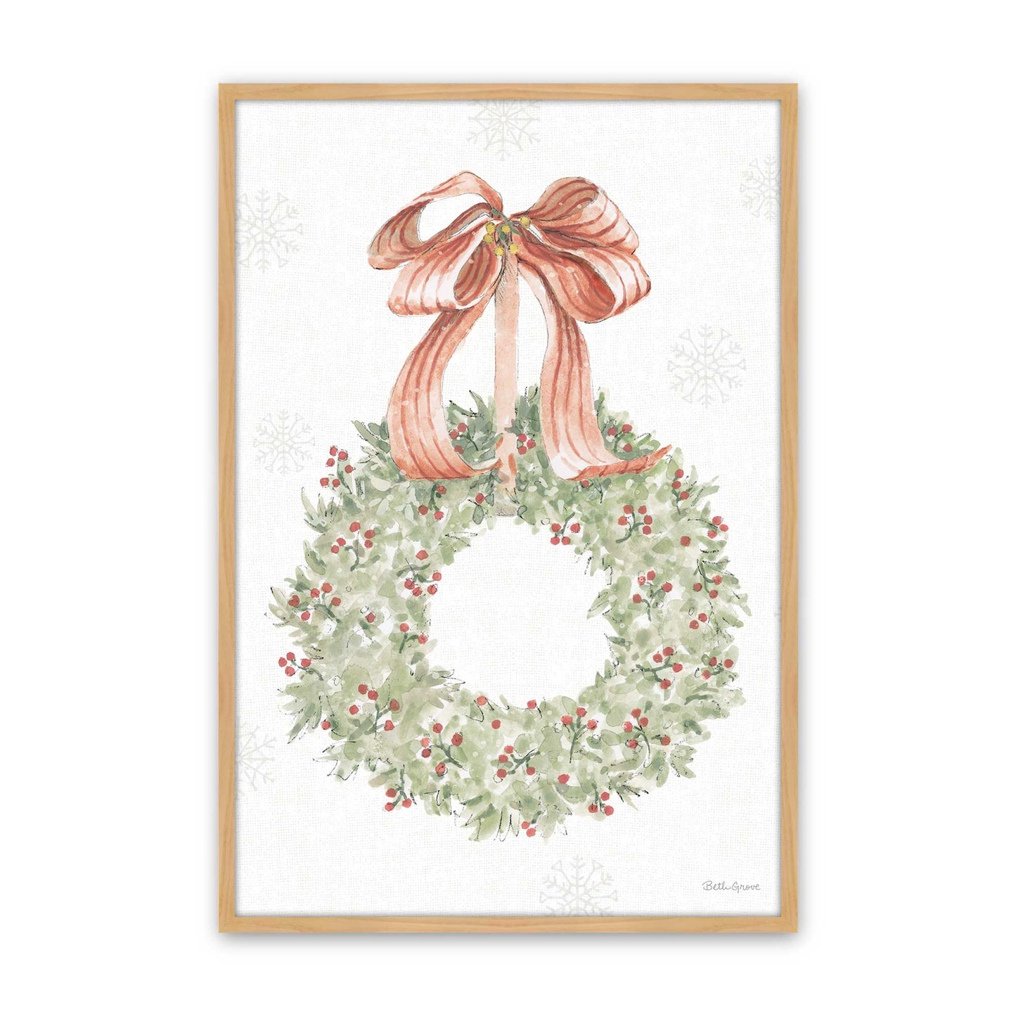 [Color:American Maple], Picture of art in a American Maple frame