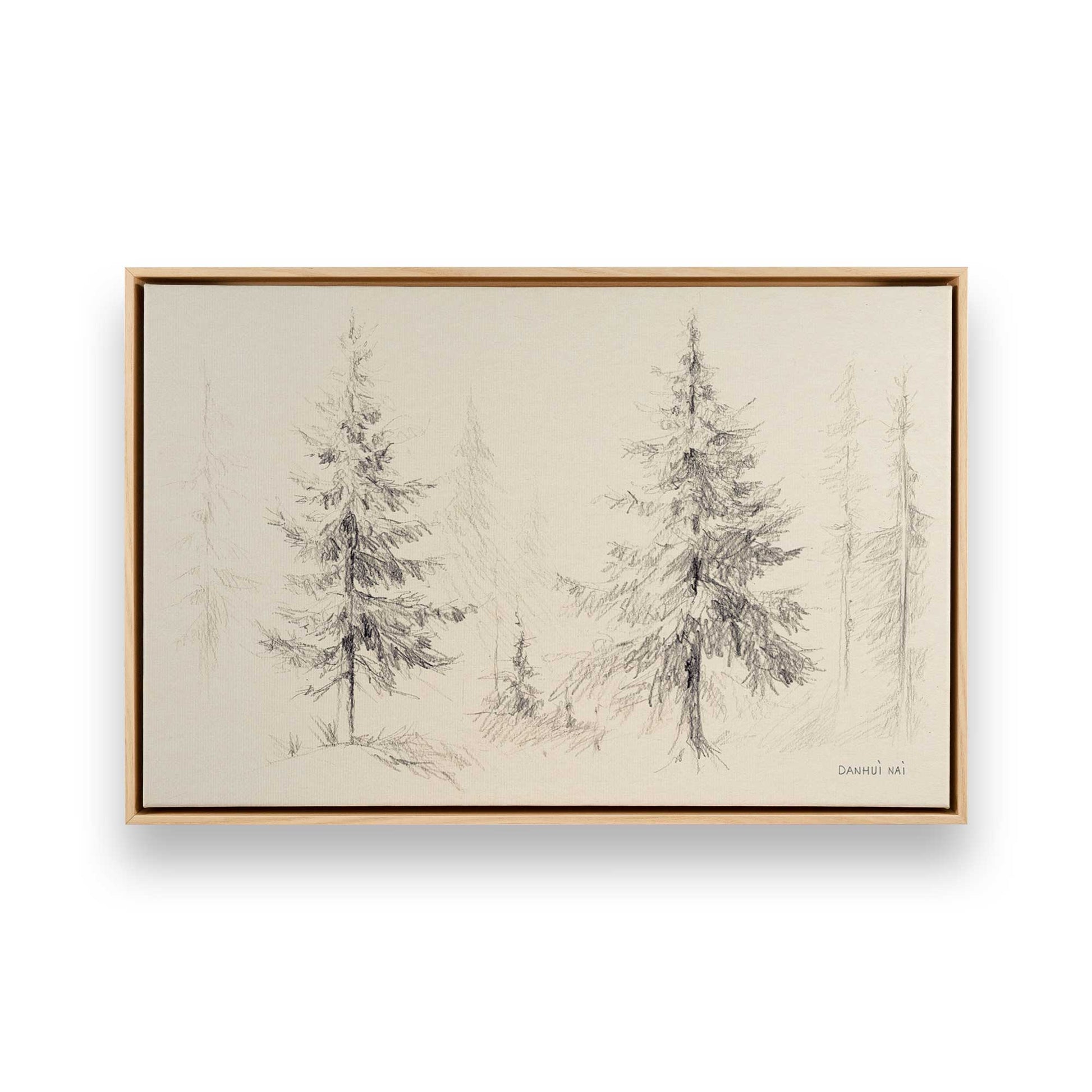 [Color:American Maple], Picture of art in a American Maple frame