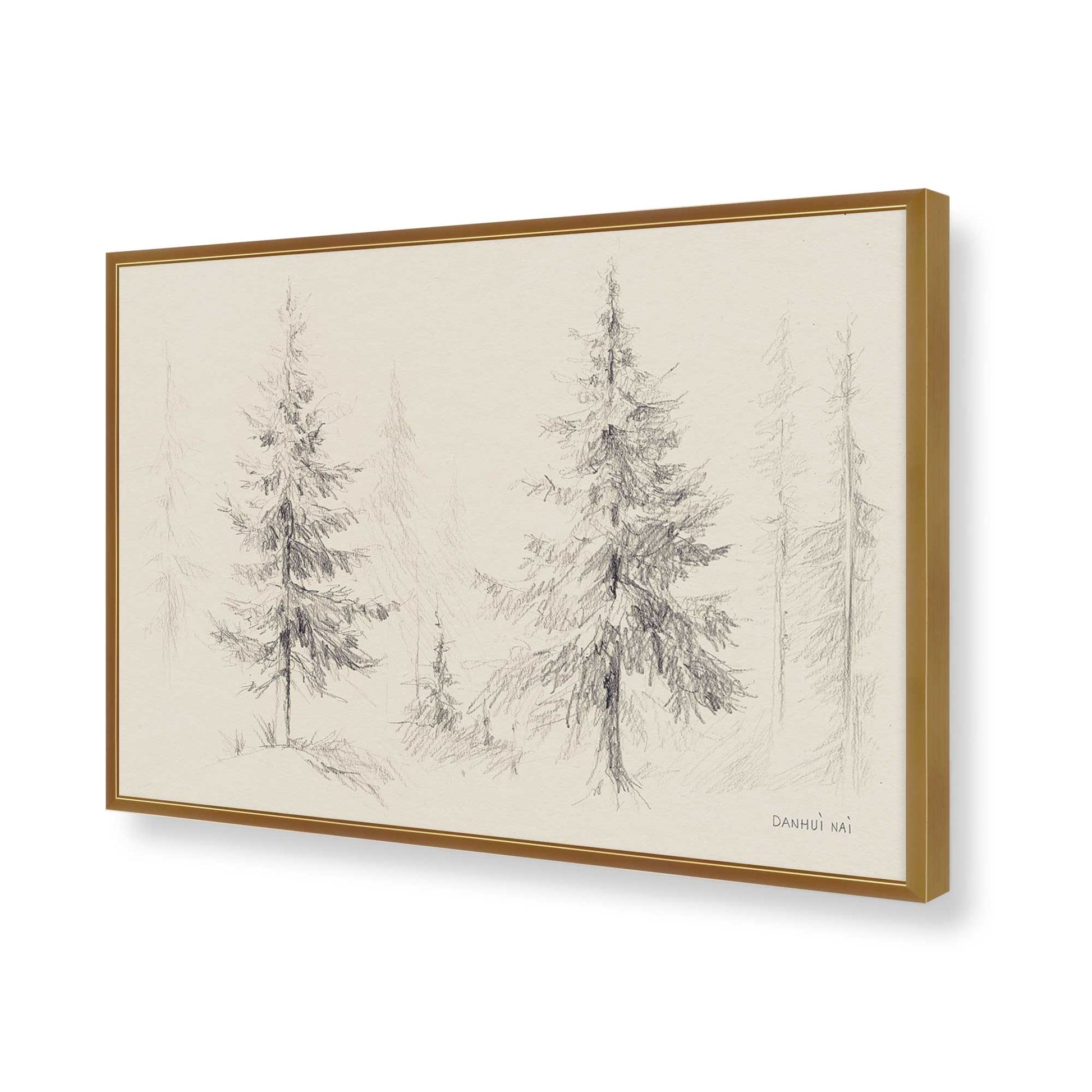 [Color:Polished Gold], Picture of art in a Polished Gold frame of the corner