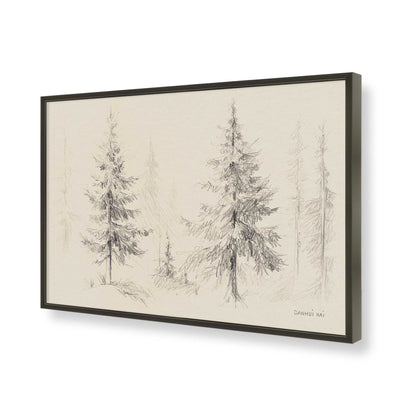 [Color:Satin Black], Picture of art in a Satin Black frame of the corner