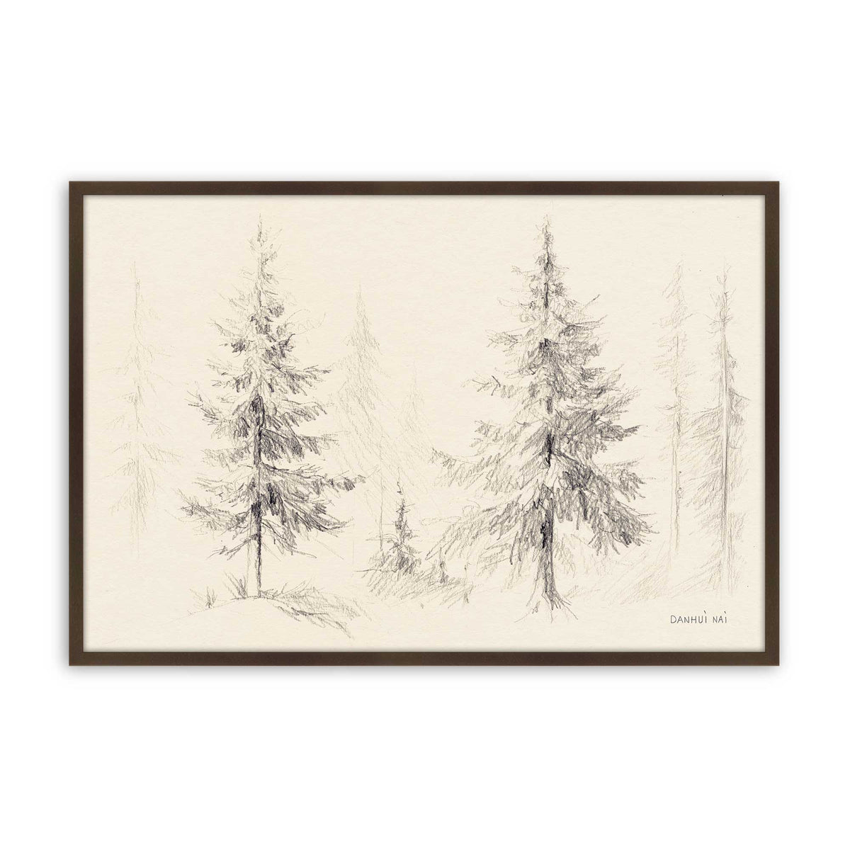 [Color:Belvinder Brown], Picture of art in a Belvinder Brown frame
