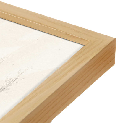 [Color:American Maple], Picture of art in a American Maple frame at an angle