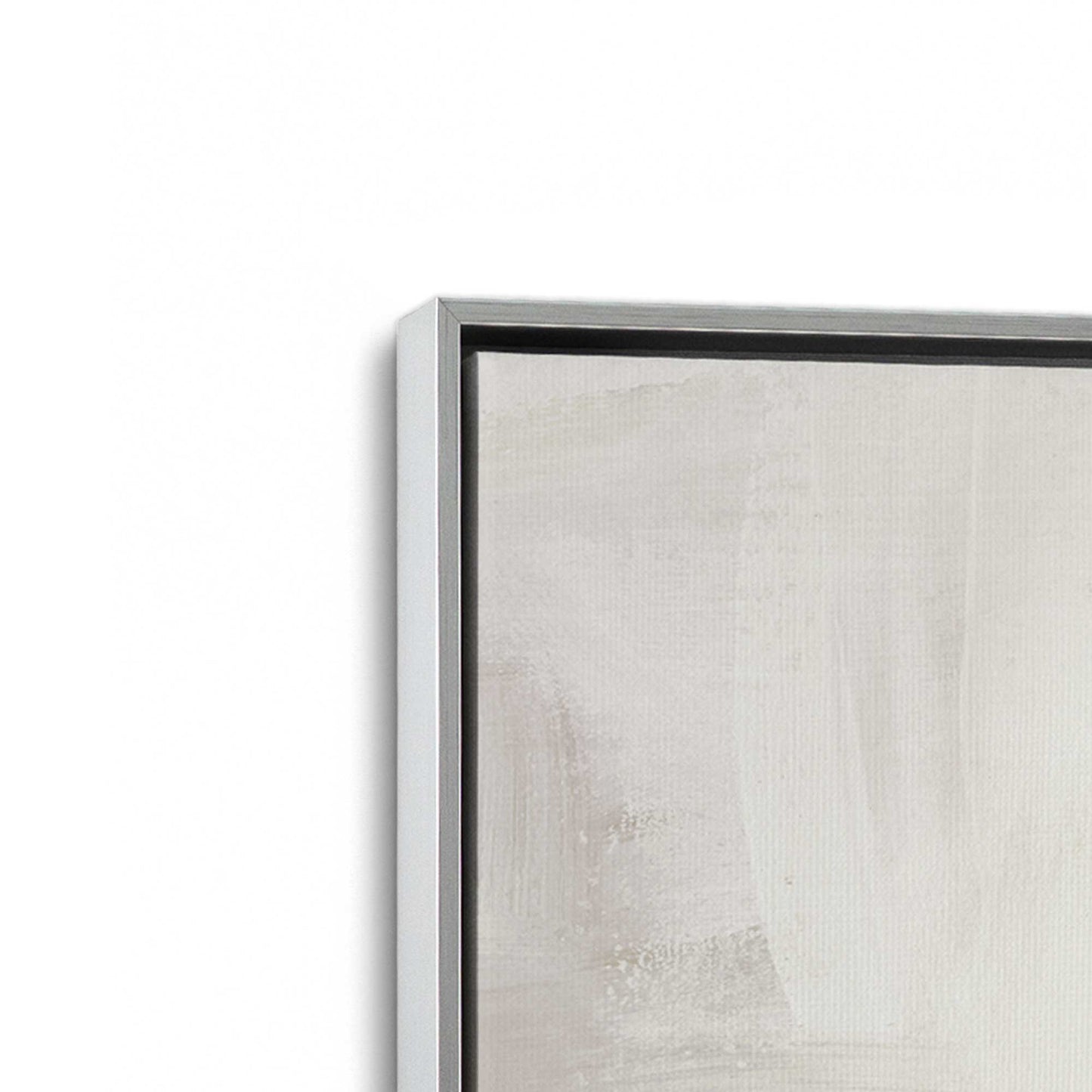 [Color:Polished Chrome], Picture of art in a Polished Chrome frame at an angle