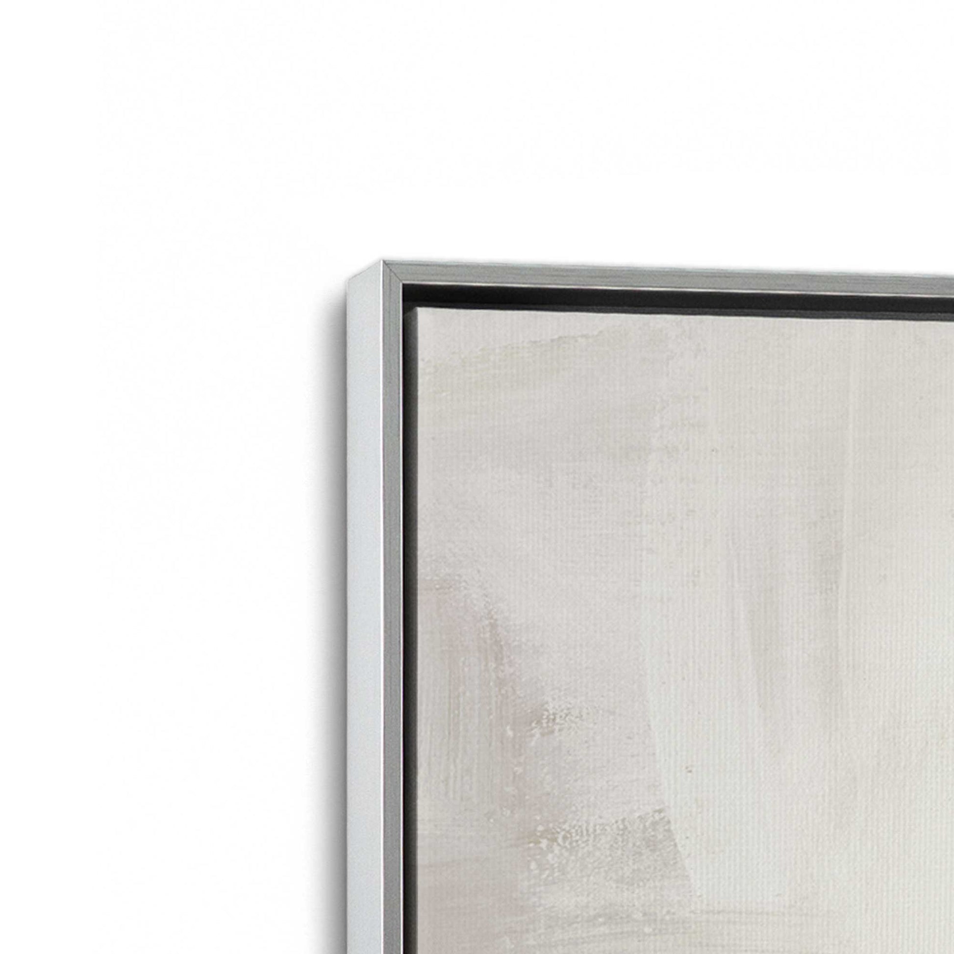 [Color:Polished Chrome], Picture of art in a Polished Chrome frame at an angle