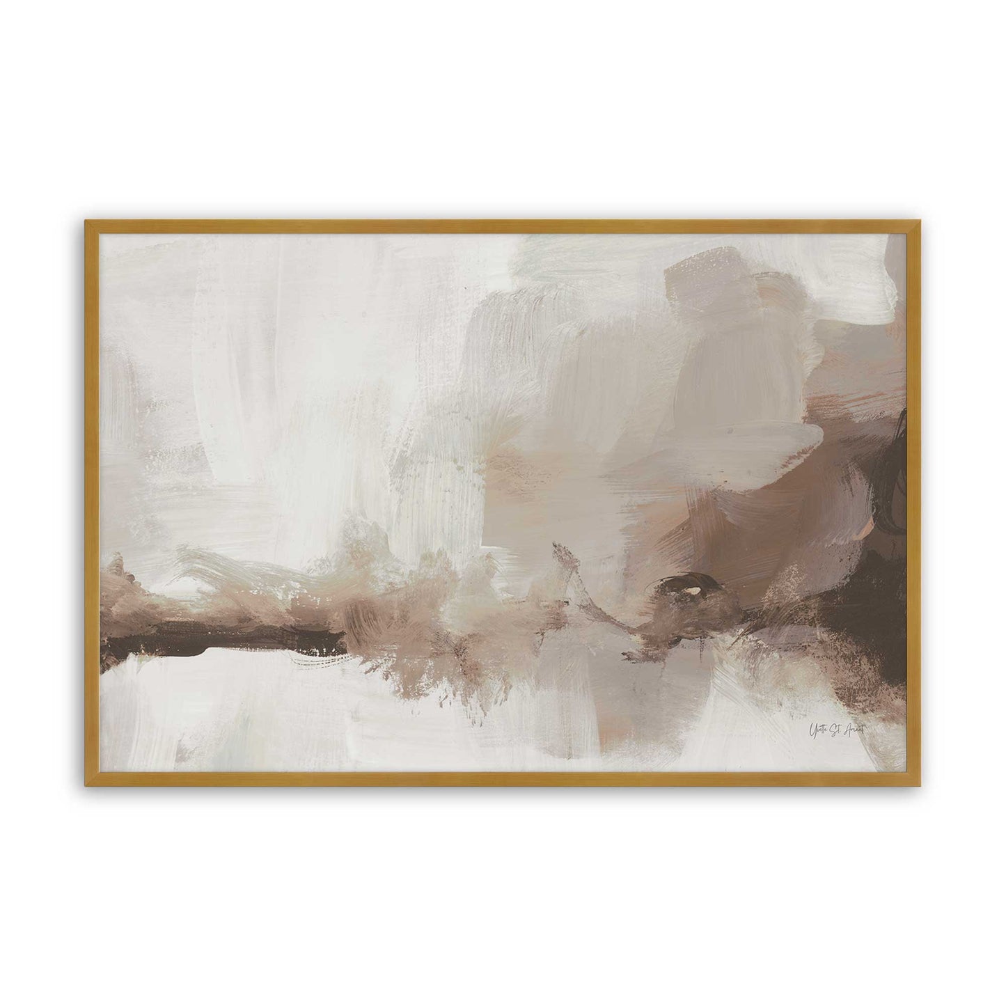 [Color:Polished Gold], Picture of art in a Polished Gold frame