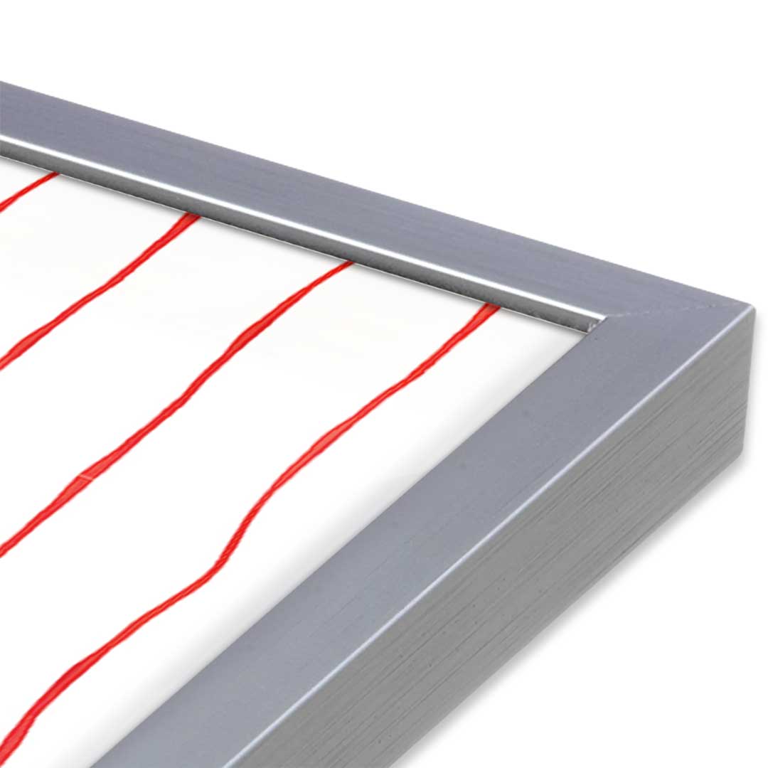 [Color:Polished Chrome], Picture of art in a Polished Chrome frame at an angle