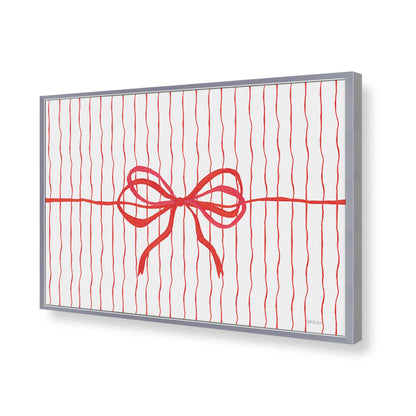 [Color:Polished Chrome], Picture of art in a Polished Chrome frame of the corner