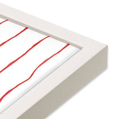 [Color:Opaque White], Picture of art in a Opaque White frame at an angle