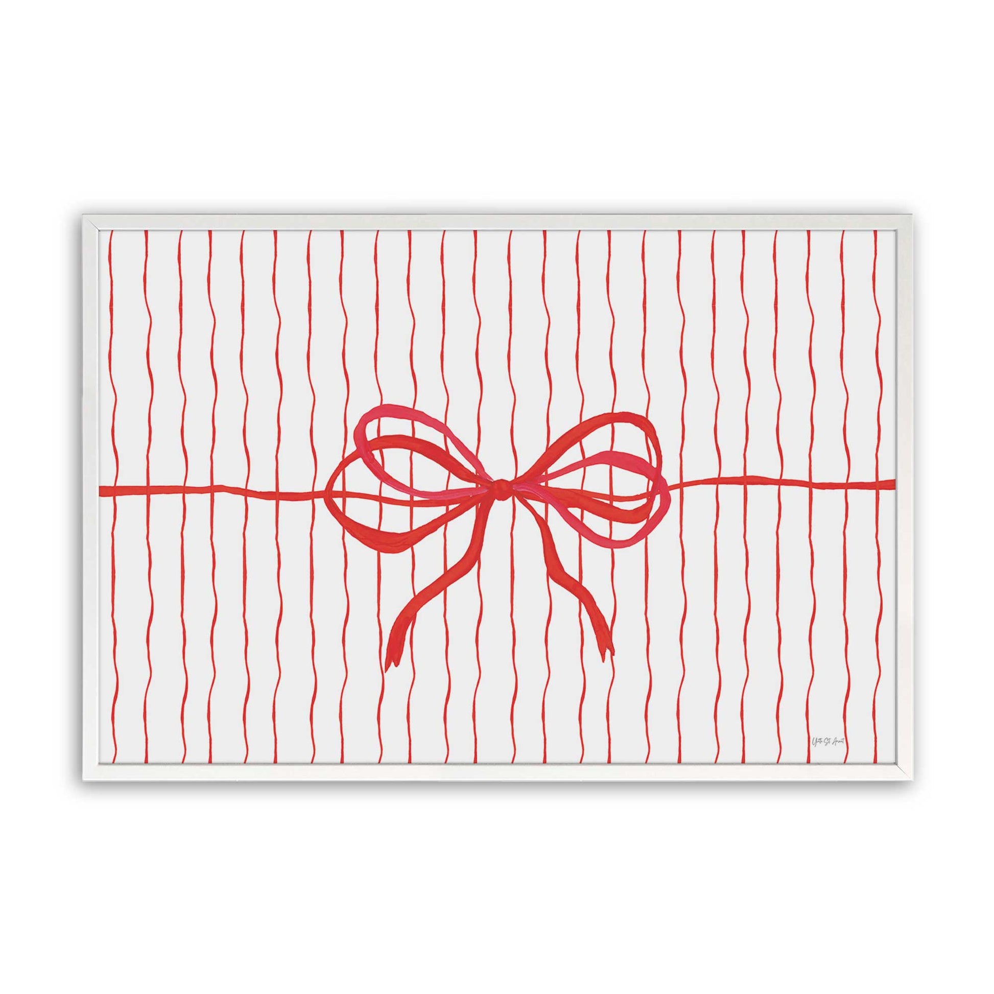 [Color:Opaque White], Picture of art in a Opaque White frame