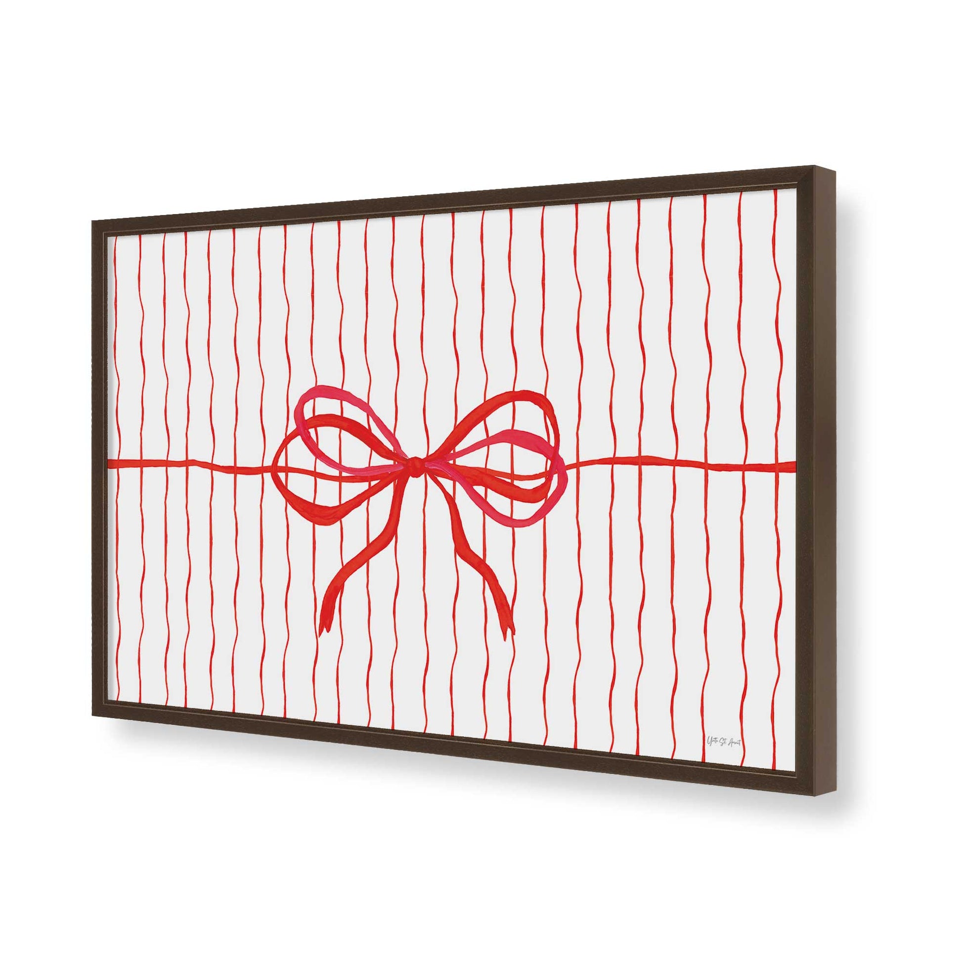 [Color:Belvinder Brown], Picture of art in a Belvinder Brown frame of the corner