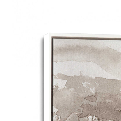 [Color:Opaque White], Picture of art in a White frame at an angle