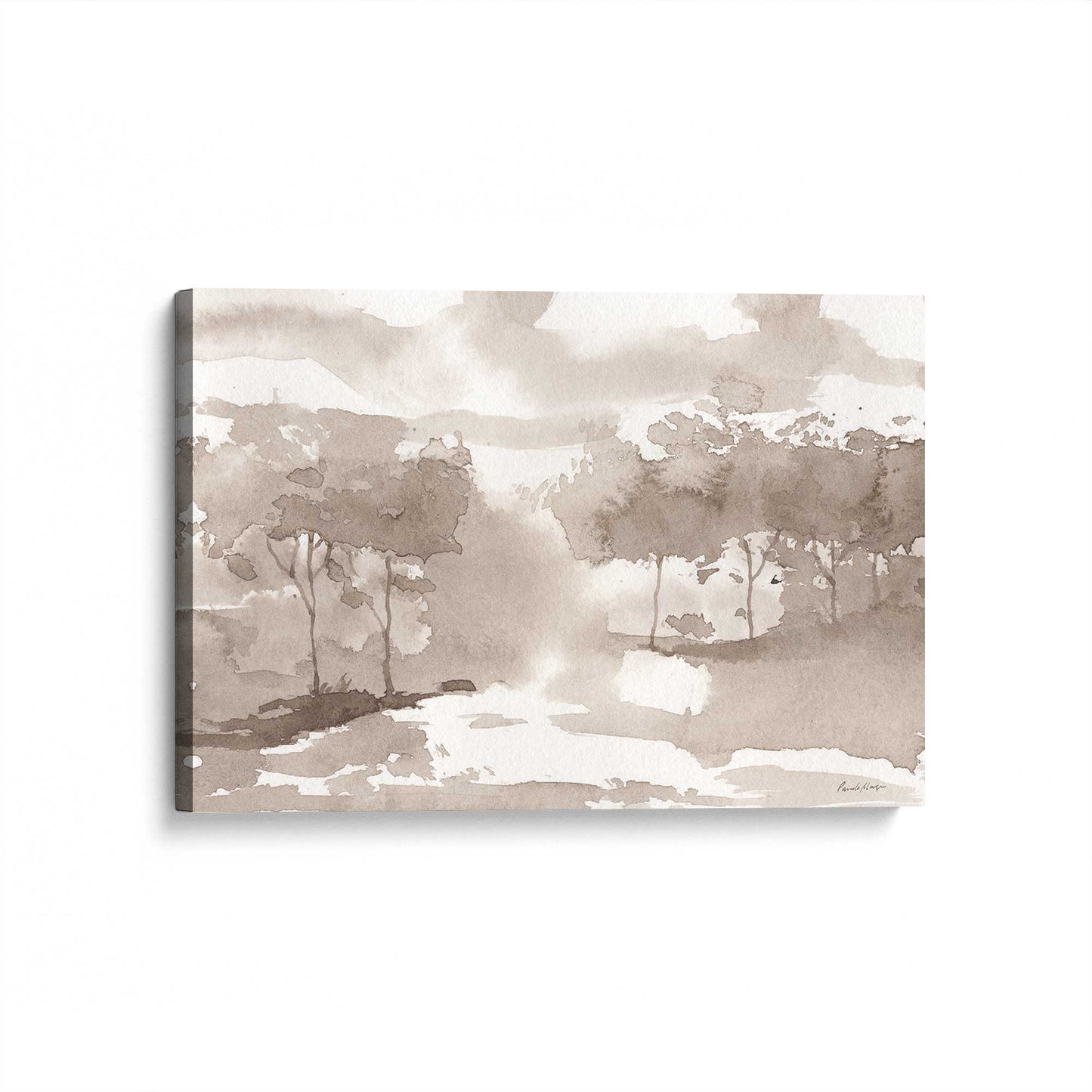 [Color:Stretched Canvas], Picture of art at an angle