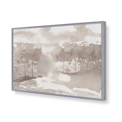 [Color:Polished Chrome], Picture of art in a Polished Chrome frame of the corner