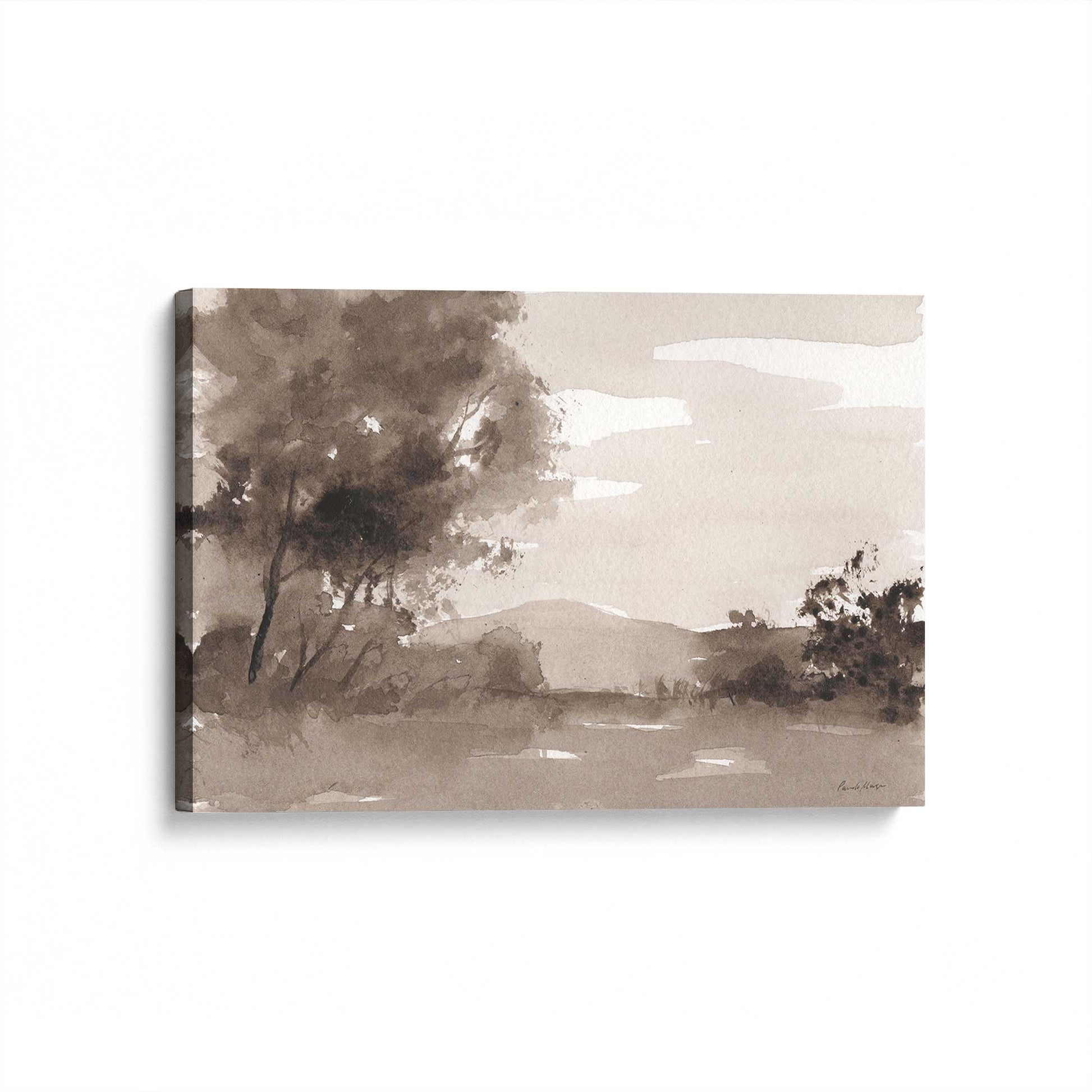 [Color:Stretched Canvas], Picture of art at an angle