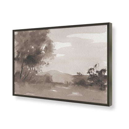 [Color:Satin Black], Picture of art in a Satin Black frame of the corner
