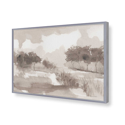 [Color:Polished Chrome], Picture of art in a Polished Chrome frame of the corner
