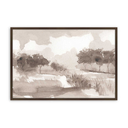 [Color:Brown], Picture of art in a Brown frame