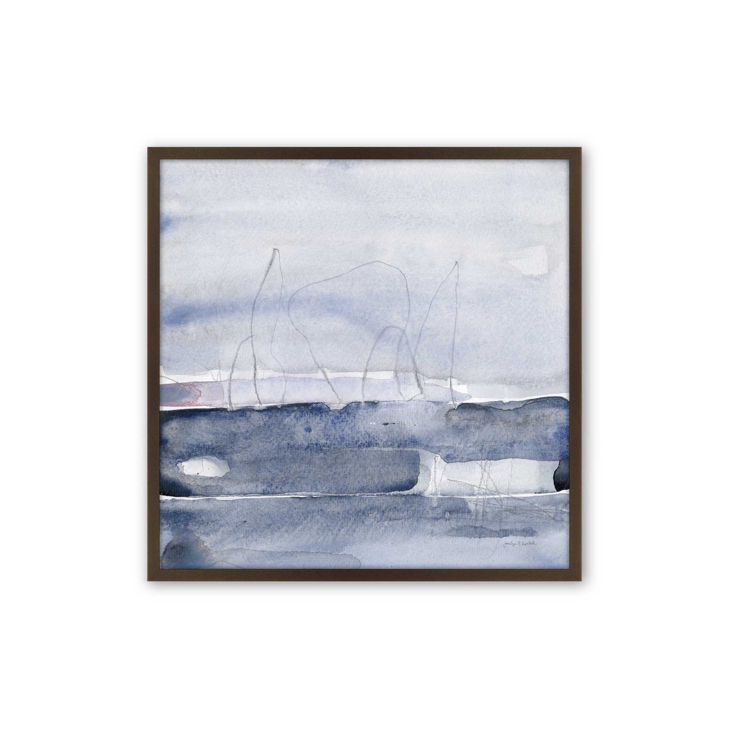 [Color:Espresso], Picture of art in a Espresso frame