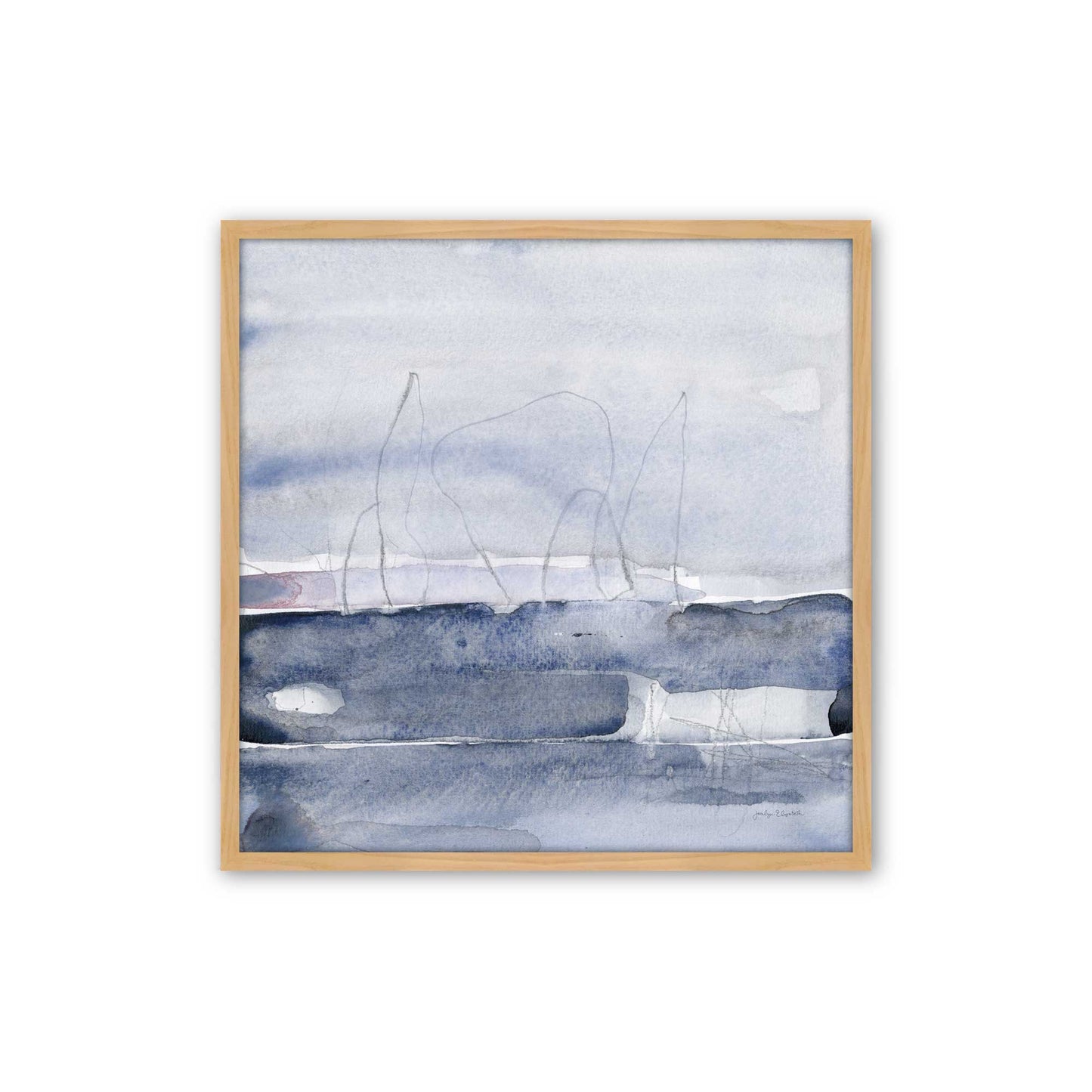 [Color:American Maple], Picture of art in an American Maple frame