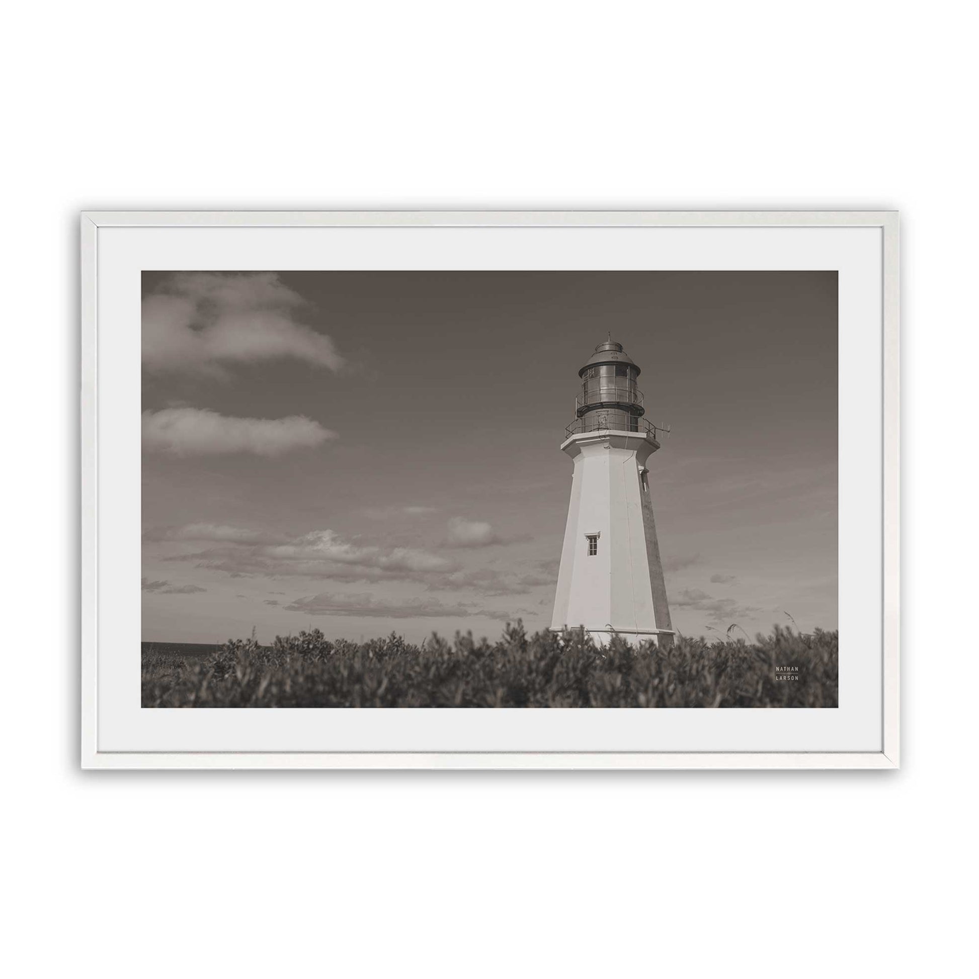 [Color:Opaque White], Picture of art in a Opaque White frame