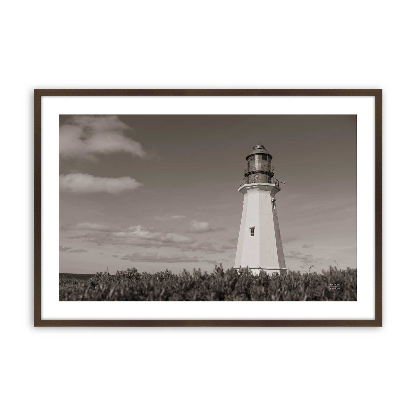 [Color:Brown], Picture of art in a Brown frame