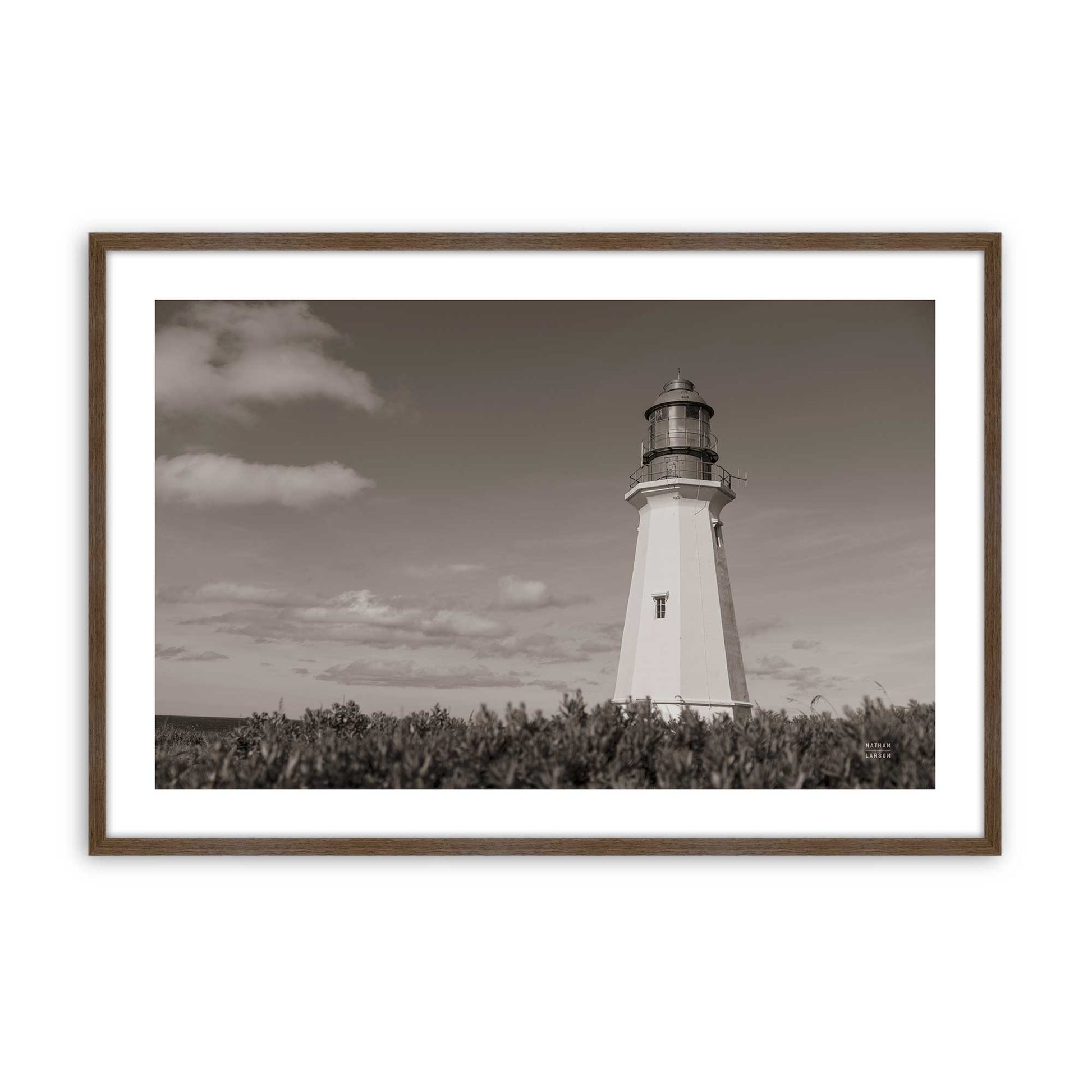 [Color:Walnut], Picture of art in a Walnut frame